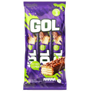 Chocolatina Gol 3 unidades 93gr