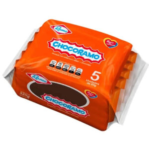 Ponque Chocoramo Cubierto de Chocolate 325gr - 5 unid (1 pack)